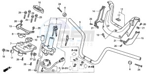 NSS250 drawing HANDLE PIPE/HANDLE COVER (NSS2501/NSS250A)