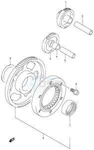 LT-A500F (E3-E28) drawing STARTER CLUTCH