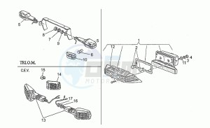 Le Mans 1000 drawing Taillight