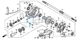 TRX500FPEA U / EC PS drawing FINAL DRIVEN GEAR