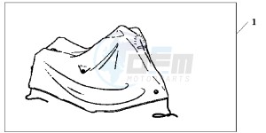 CBR125RWB CBR125RW E drawing BODY COVER L