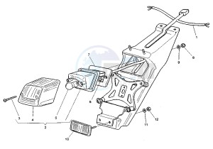 ROADSTER 125 drawing TAILLIGHT-PLATE HOLDER