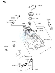 RM-Z250 (E24) drawing FUEL TANK