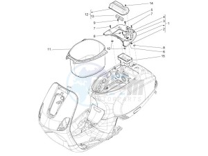 S 150 4T 2V E3 Taiwan drawing Helmet housing - Undersaddle