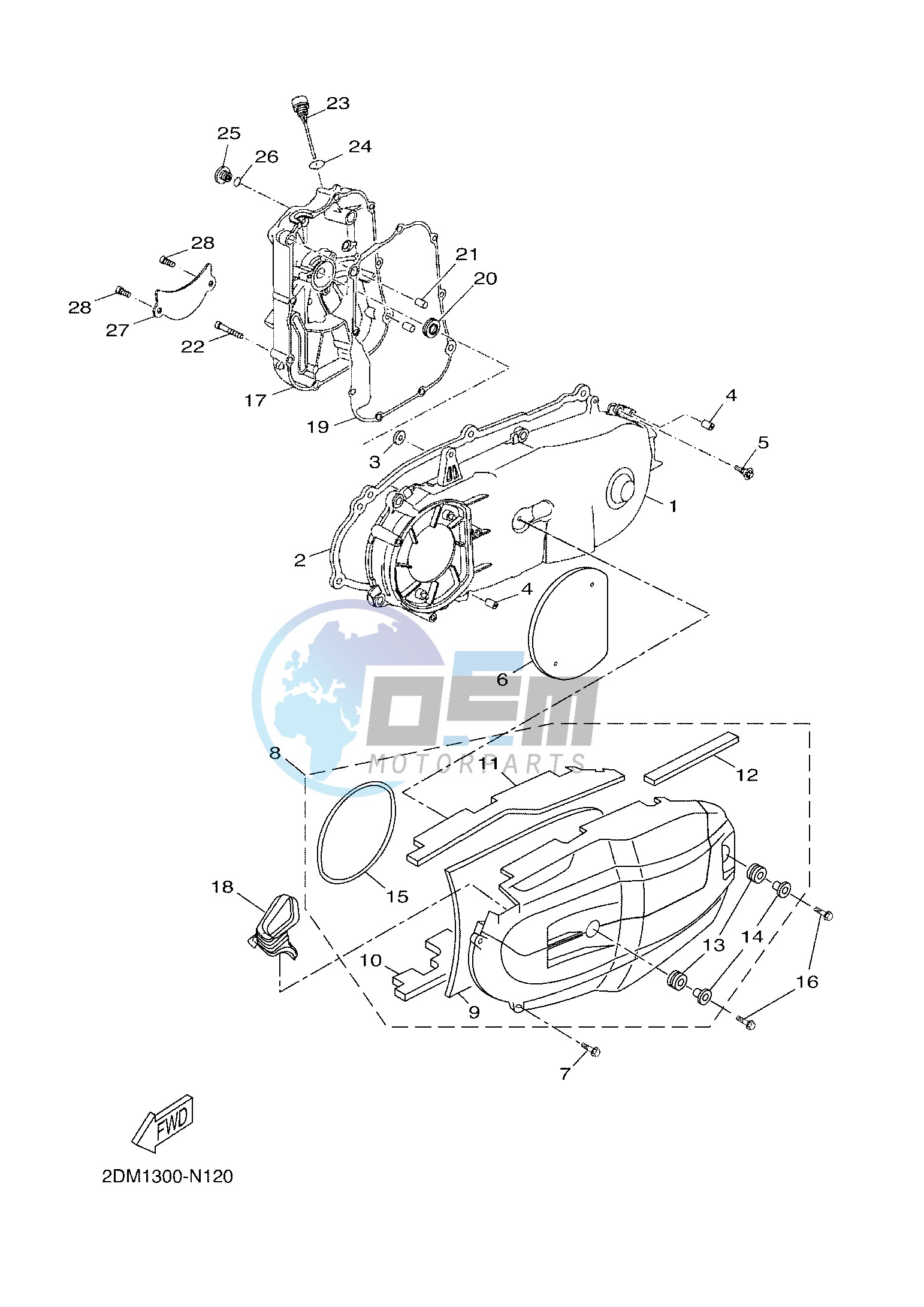 CRANKCASE COVER 1