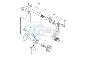 WR F 250 drawing SHIFT SHAFT