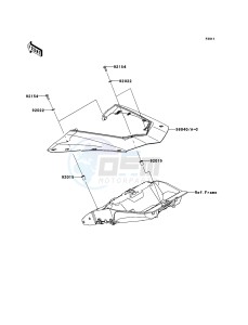 Z1000SX ZX1000GBF FR GB XX (EU ME A(FRICA) drawing Side Covers