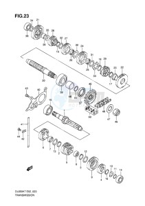 DL 650 V-STROM EU-UK drawing TRANSMISSION