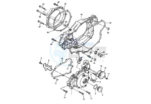 WR F 450 drawing CRANKCASE COVER