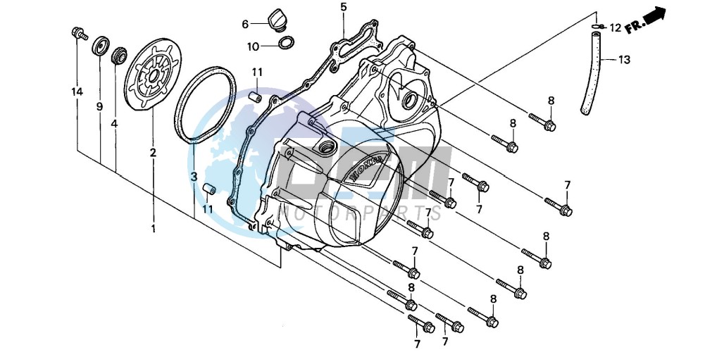 RIGHT CRANKCASE COVER