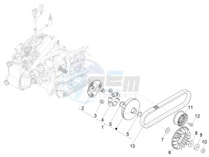 GTV 300 HPE SEI GIORNI IE E4 ABS (EMEA) drawing Driving pulley