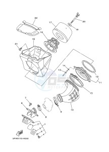 YZ85LW (1SNG 1SNJ 1SPG 1SPJ) drawing INTAKE