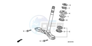 CB600FA Europe Direct - (ED) drawing STEERING STEM