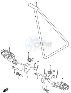 RM-Z450 drawing FOOTREST