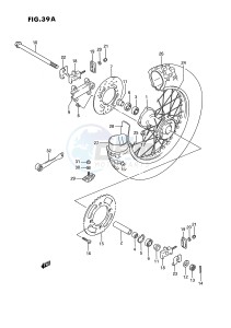 RM80 (E3) drawing REAR WHEEL (MODEL L M N P R S)