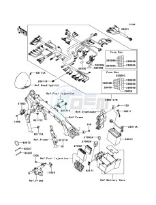 VN1700_CLASSIC_TOURER_ABS VN1700DEF GB XX (EU ME A(FRICA) drawing Chassis Electrical Equipment