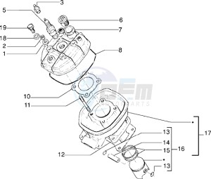 RK 50 drawing Head-cylinder-piston