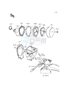 KX450F KX450HGF EU drawing Air Cleaner