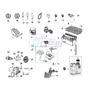 FIGHT 3 X drawing ELECTRIC PART