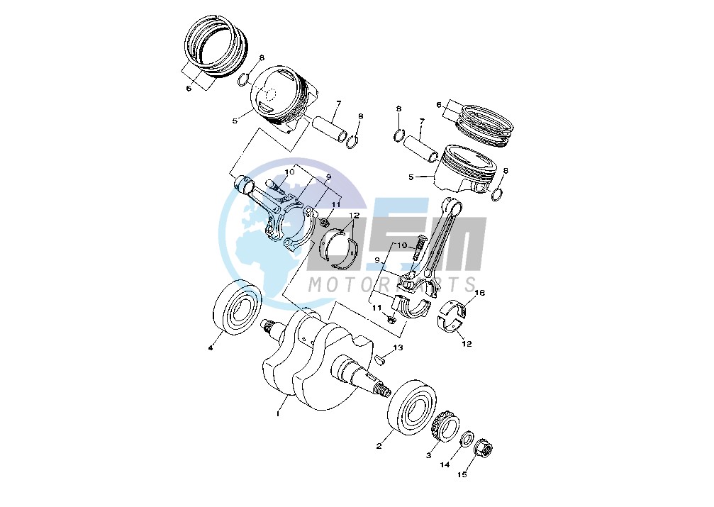 CRANKSHAFT PISTON