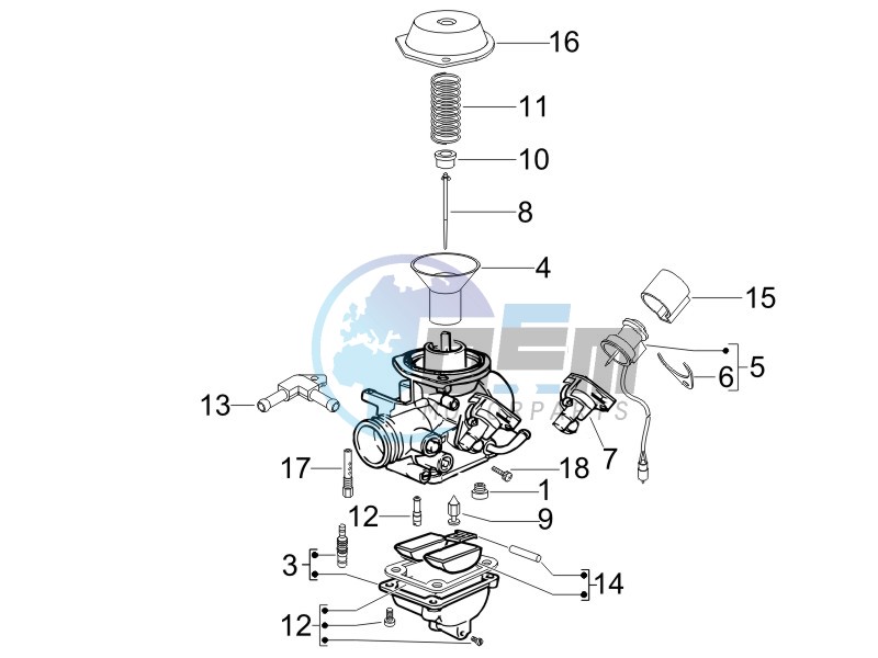 Carburetors components