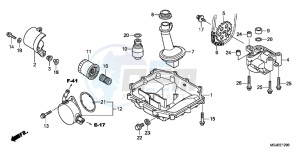 CBF1000FAC drawing OIL PAN/OIL PUMP