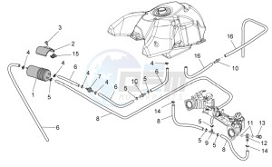 Stelvio 1200 - NTX - ABS 1200 drawing Fuel vapour recover system