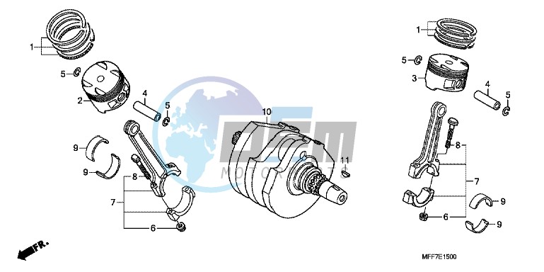 CRANKSHAFT/ PI STON