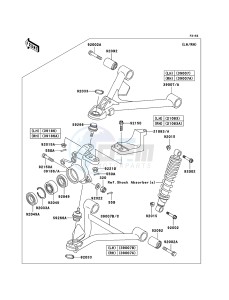 KLF300 4x4 KLF300C6F EU GB drawing Front Suspension