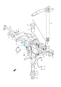 DF 250 drawing Swivel Bracket (DF 250S)