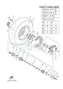 YFM700FWAD YFM7FGPSED GRIZZLY 700 EPS SPECIAL EDITION (1HPV 1HPX) drawing FRONT WHEEL 2