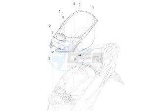 Liberty 125 iGet 4T 3V ie ABS (EMEA) drawing Helmet housing - Undersaddle