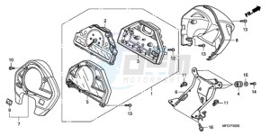 CB600FA39 France - (F / ABS CMF ST 25K) drawing METER