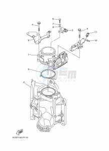 FL300BETX drawing THROTTLE-BODY