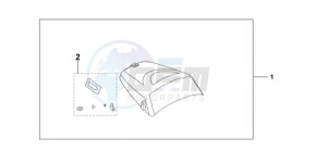 CBF1000A UK - (E / MKH) drawing SEAT COWL*NHA48M*