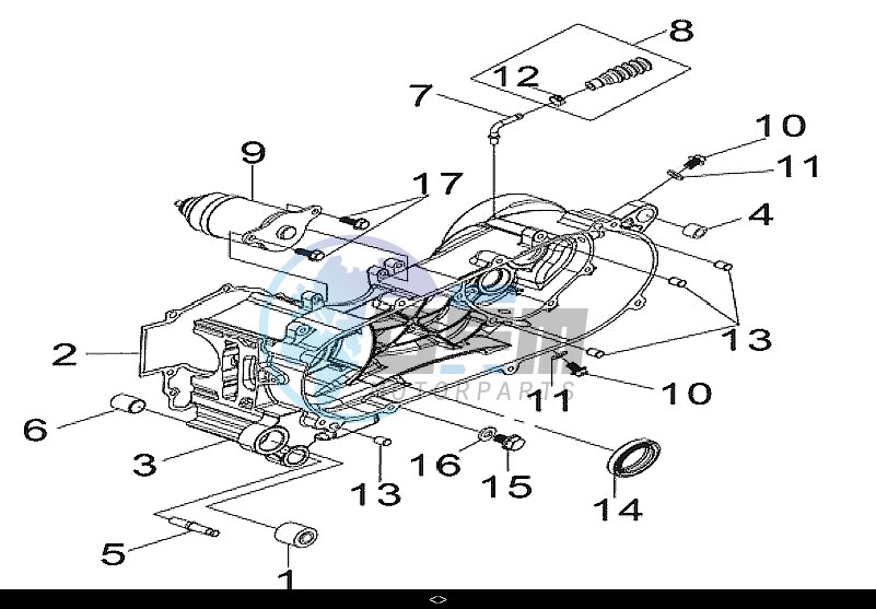 L CRANK CASE COMP