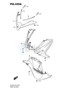 UH125 BURGMAN EU drawing FRONT LEG SHIELD