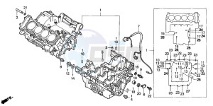 CBR900RR FIRE BLADE drawing CRANKCASE