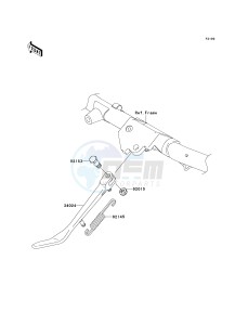 VN 1600 A [VULCAN 1600 CLASSIC] (A6F-A8FA) A8FA drawing STAND-- S- -