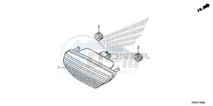 TRX420TE1F TRX420 Europe Direct - (ED) drawing TAILLIGHT