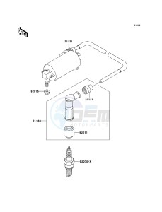 KLF300 KLF300-B18 EU GB drawing Ignition System