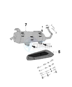 Tweet 125 VX drawing EXHAUST