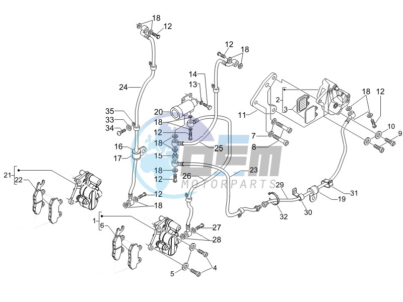 Brakes hose  - Calipers