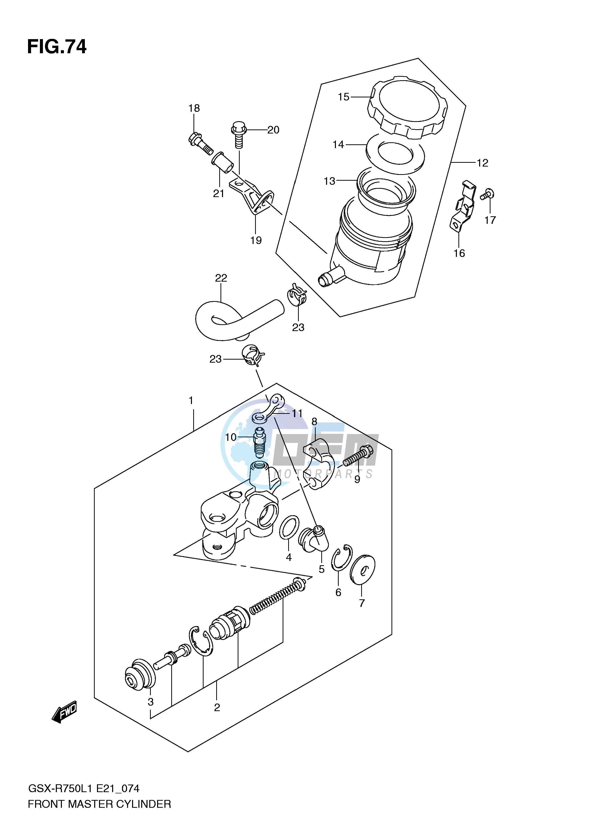 FRONT MASTER CYLINDER