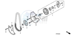 SH1259 France - (F / CMF 2F) drawing OIL PUMP