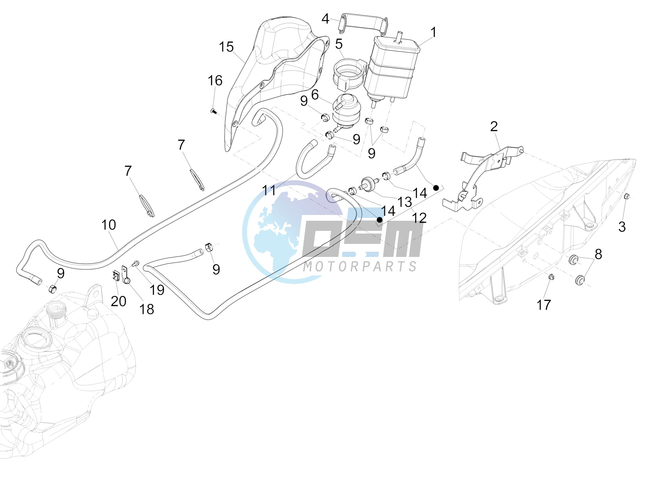 Anti-percolation system