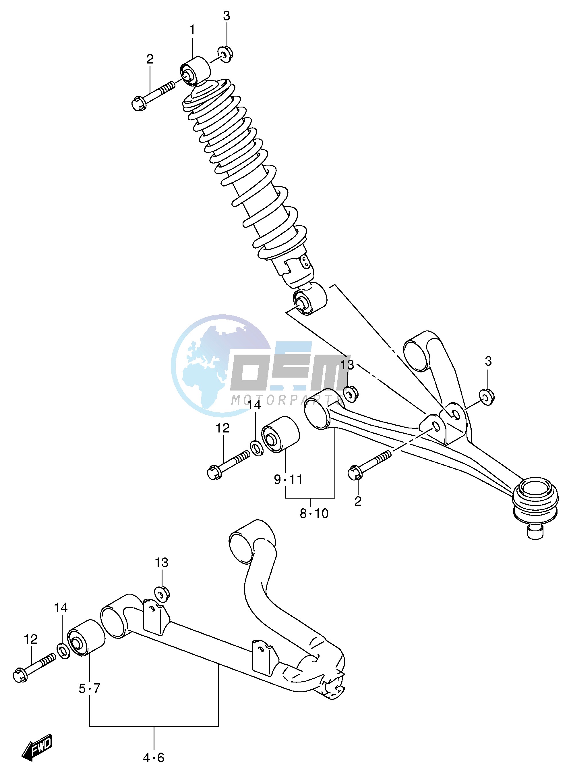 SUSPENSION ARM (MODEL Y K1 K2)