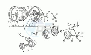 Nevada 750 Club Club drawing Headlight-horn