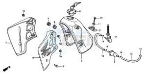 CRM125R drawing FUEL TANK