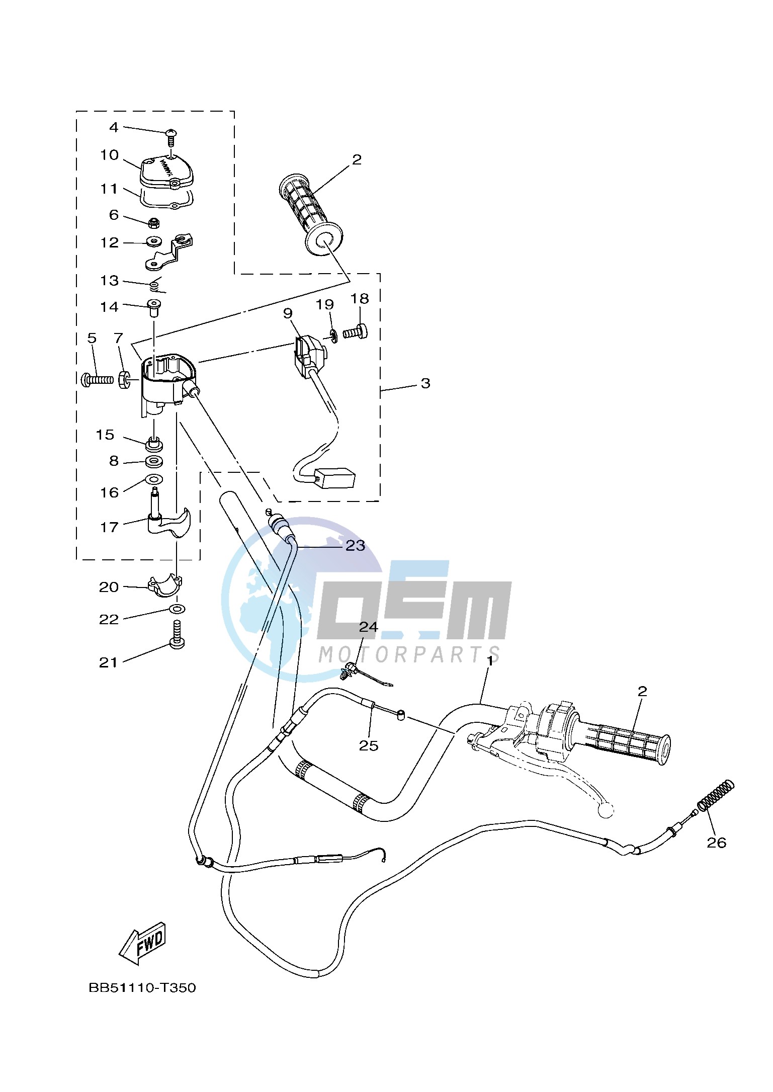 STEERING HANDLE & CABLE